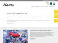 autohaus-kahle.de Webseite Vorschau