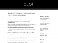 clof.eu Webseite Vorschau