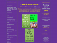 newdemocracyworld.org Webseite Vorschau