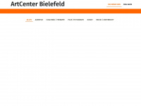 artcenter-bielefeld.de Webseite Vorschau