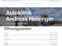 autoklinik-heisinger.de Webseite Vorschau