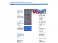 opensource4ebusiness.com Webseite Vorschau