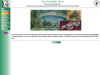 eckfelder-maar.de Webseite Vorschau