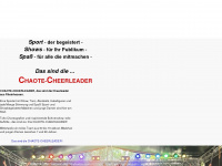 chaote-cheerleader.de Webseite Vorschau
