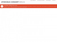 athesinus-consort.de Webseite Vorschau