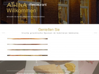 athina-restaurant.de Webseite Vorschau