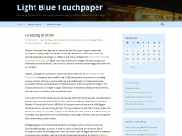 lightbluetouchpaper.org Webseite Vorschau