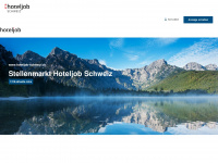 hoteljob-schweiz.ch Webseite Vorschau