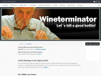 wineterminator.com Webseite Vorschau