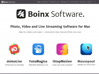 boinx.com Webseite Vorschau