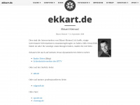 ekkart.de Webseite Vorschau