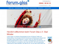 forum-glas-bad-muender.de Webseite Vorschau