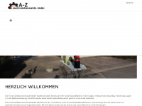 az-maschinenhandel.com Webseite Vorschau