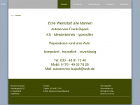 autoservice-bujack.de Webseite Vorschau