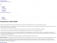 autoservice-leifer.de Webseite Vorschau