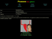 picasso-geklont.de Webseite Vorschau