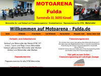 motoarena-fulda.de Webseite Vorschau