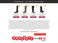 stiefelfabrik.de Webseite Vorschau