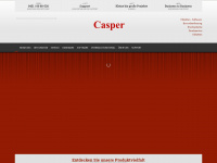 casper.de Webseite Vorschau