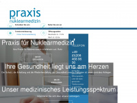 praxis-fuer-nuklearmedizin.de Webseite Vorschau