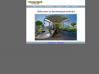 autowaschpark-schmiden.de Webseite Vorschau