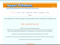 august-wehrheim.de Webseite Vorschau