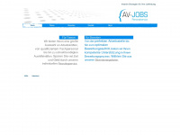 av-jobs.de Webseite Vorschau