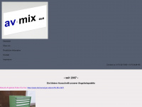 av-mix.de Webseite Vorschau