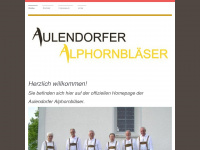 aulendorfer-alphornblaeser.de Webseite Vorschau