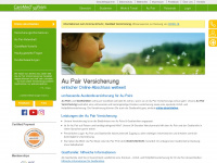 aupair-versicherung-weltweit.de Webseite Vorschau