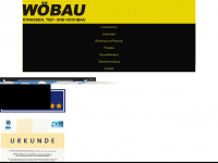 woebau.de Webseite Vorschau