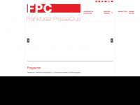 frankfurterpresseclub.de Webseite Vorschau