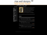 max-well-designs.de Webseite Vorschau