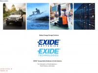 exide.com Webseite Vorschau