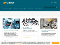 sensitec.com Webseite Vorschau