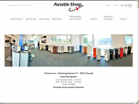 aviatik-shop.de Webseite Vorschau