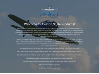 aviation-scale-products.com Webseite Vorschau