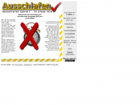 ausschlafen.com Webseite Vorschau