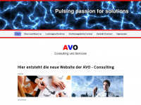 avo-consulting.com Webseite Vorschau