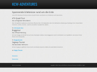 kcw-adventures.com Webseite Vorschau