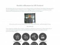 aw-products.de Webseite Vorschau