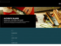 authentic-blades.com Webseite Vorschau