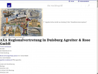 axa-duisburg.de Webseite Vorschau