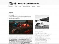 auto-bloggerin.de Webseite Vorschau