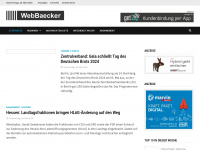 webbaecker.de Webseite Vorschau