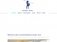 leonidas-sports.de Webseite Vorschau