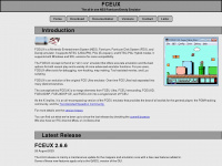 fceux.com Webseite Vorschau