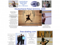 free-skating.com Webseite Vorschau