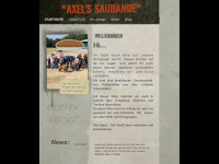 axels-sauban.de Webseite Vorschau