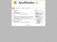 axelsattler.de Webseite Vorschau